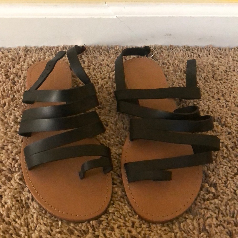 Black sandals